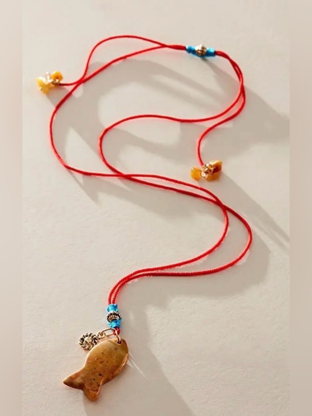 NWT Free People Odele Pendant Necklace - Fish